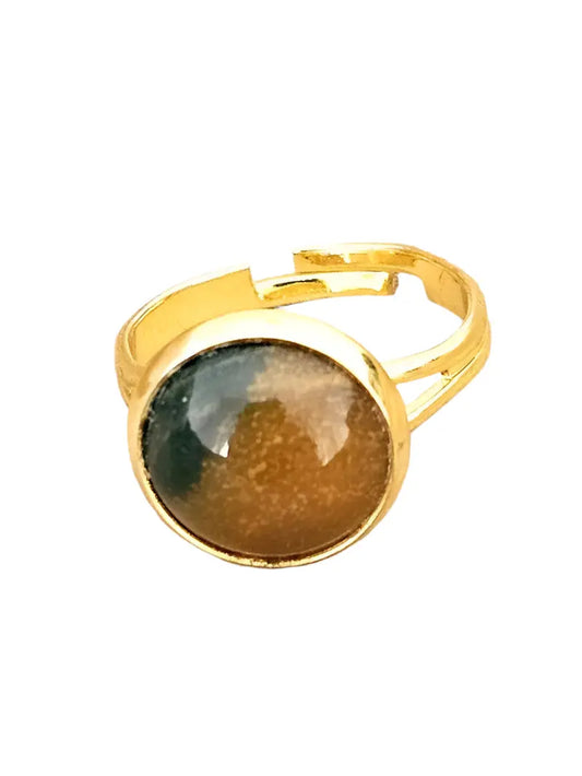 Joy - Dark Jasper - Scandinavian Gem Design