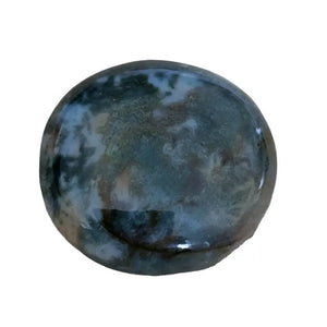 Round Chrysocolla Cabochon - Scandinavian Gem Design