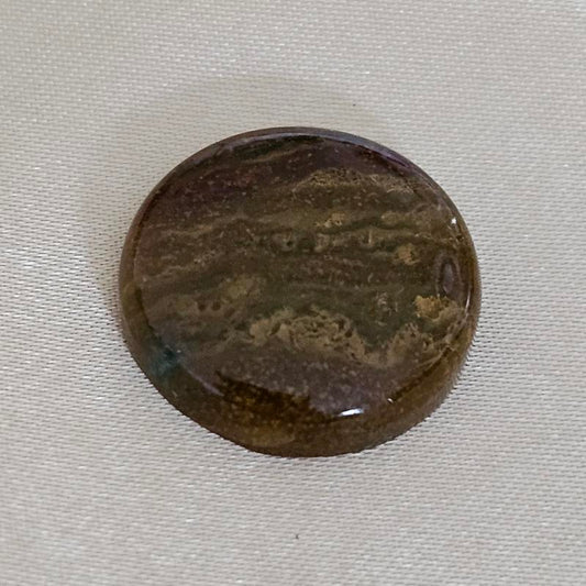 Round Jasper Cabochon - Scandinavian Gem Design