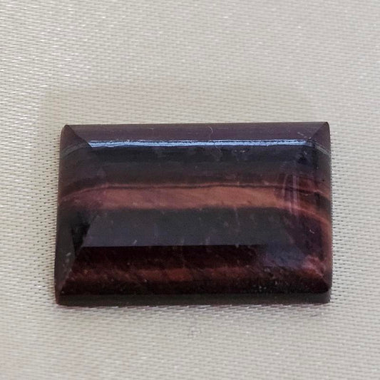 Square Red Eye Tigers Eye Cabochon - Scandinavian Gem Design