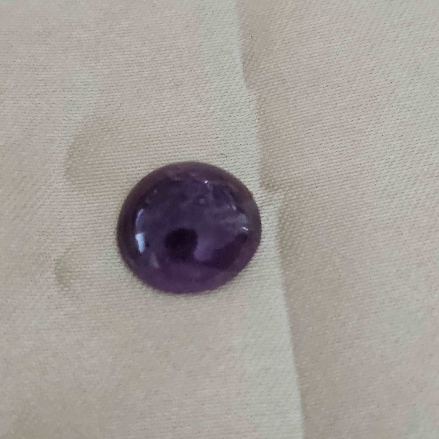 Round Amethyst Cabochon