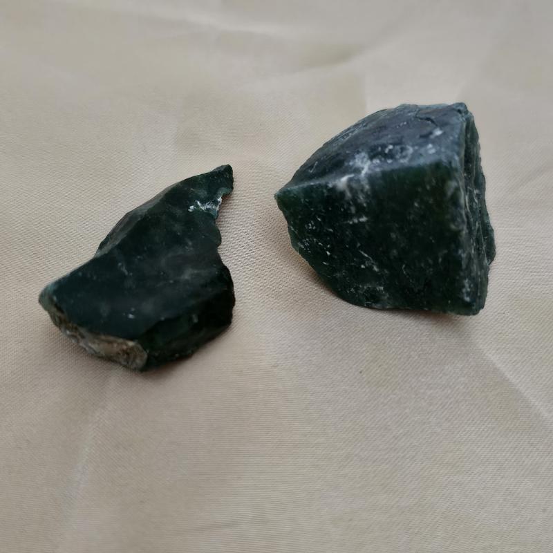 Natural Green Jasper lot - Scandinavian Gem Design