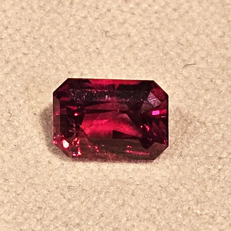 Facetted Red Garnet