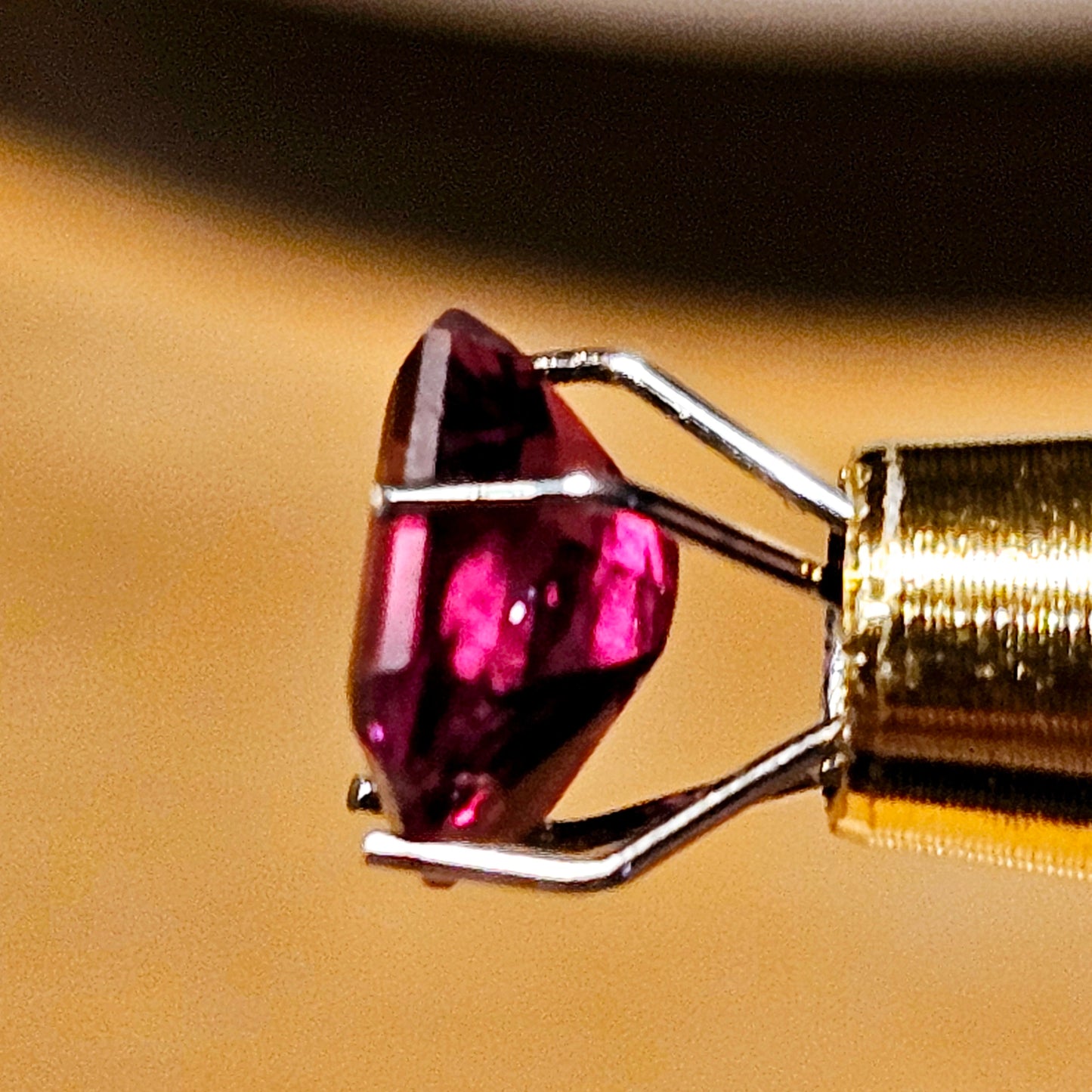 Facetted Red Garnet