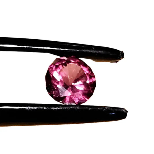 Facetted round Natural Garnet Scandinavian Gem Design