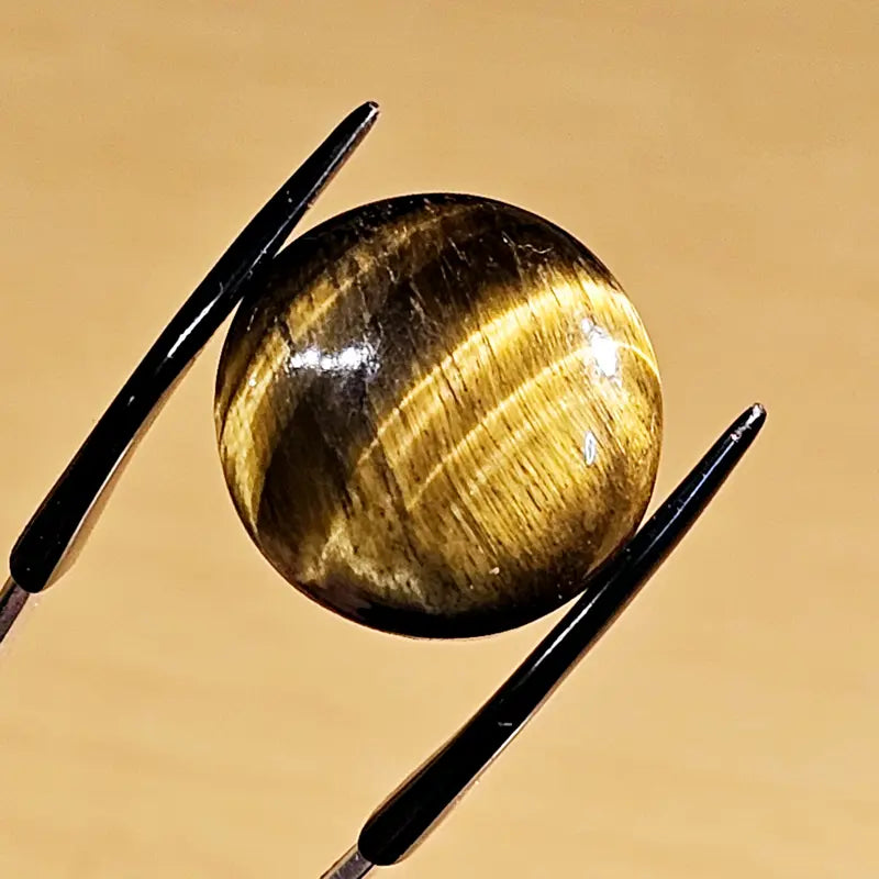 Round Tigers Eye Cabochon