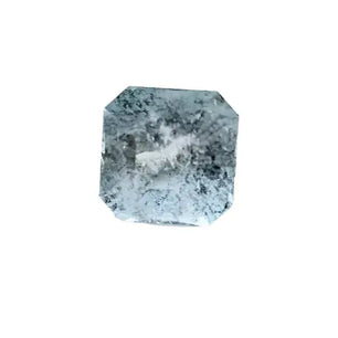 Aqua Radiance: 1.3ct Square Facetted Aquamarine - Scandinavian Gem Design