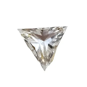 Gleaming Crystal: 1.1ct Triangular Topaz - Scandinavian Gem Design