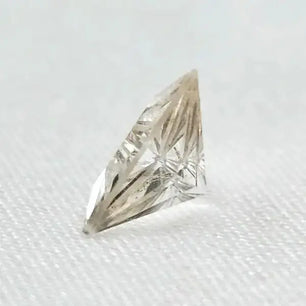 Gleaming Crystal: 1.1ct Triangular Topaz - Scandinavian Gem Design