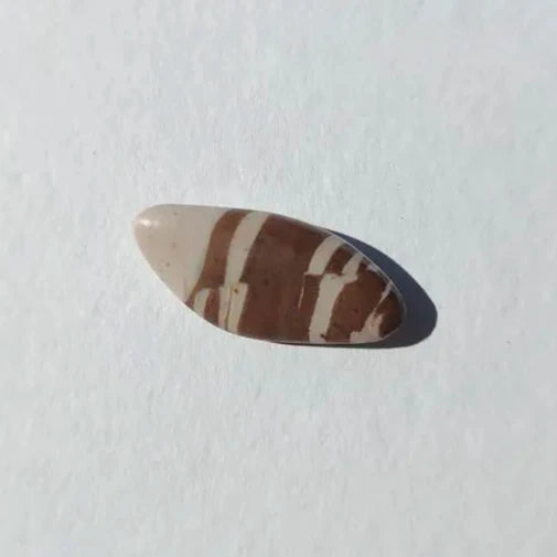 Freeform Zebra Jasper Cabochon - Scandinavian Gem Design