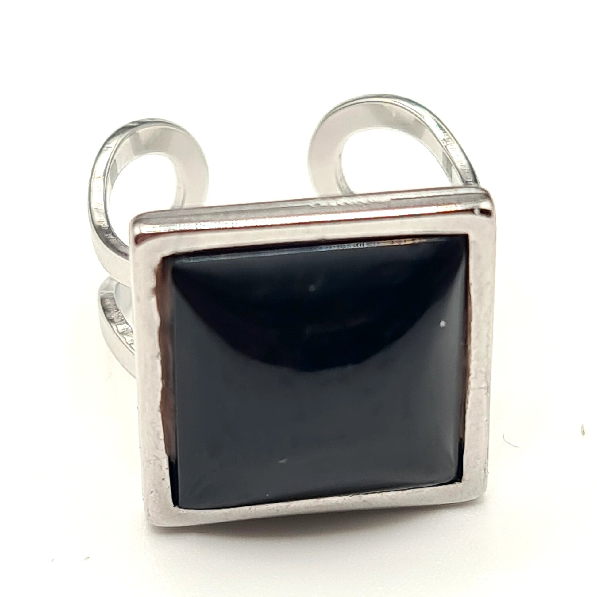 Obsidian Ring Scandinavian Gem Design