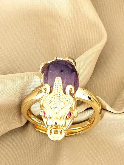 Purple Dragon Scandinavian Gem Design