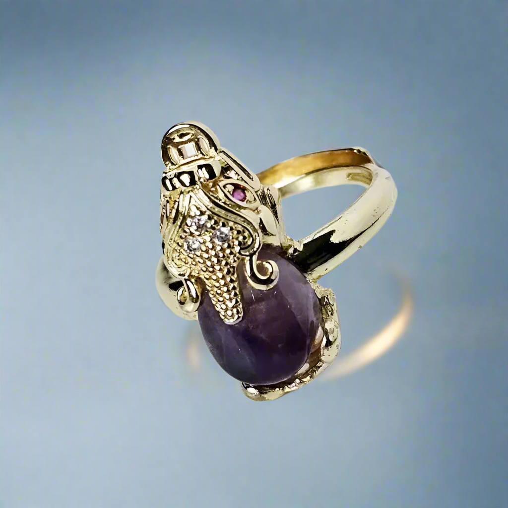 Purple Dragon ring